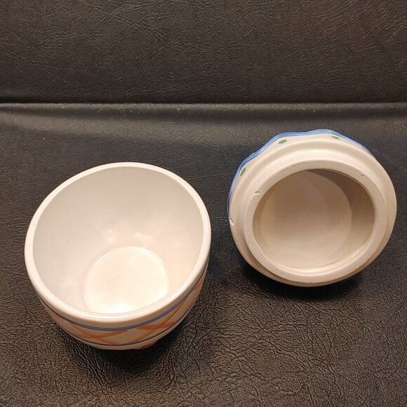 VINGAGE HOUSTON HARVEST EATER BUNNY & BABY CHICK CANDY DISH - Picture 4 of 9